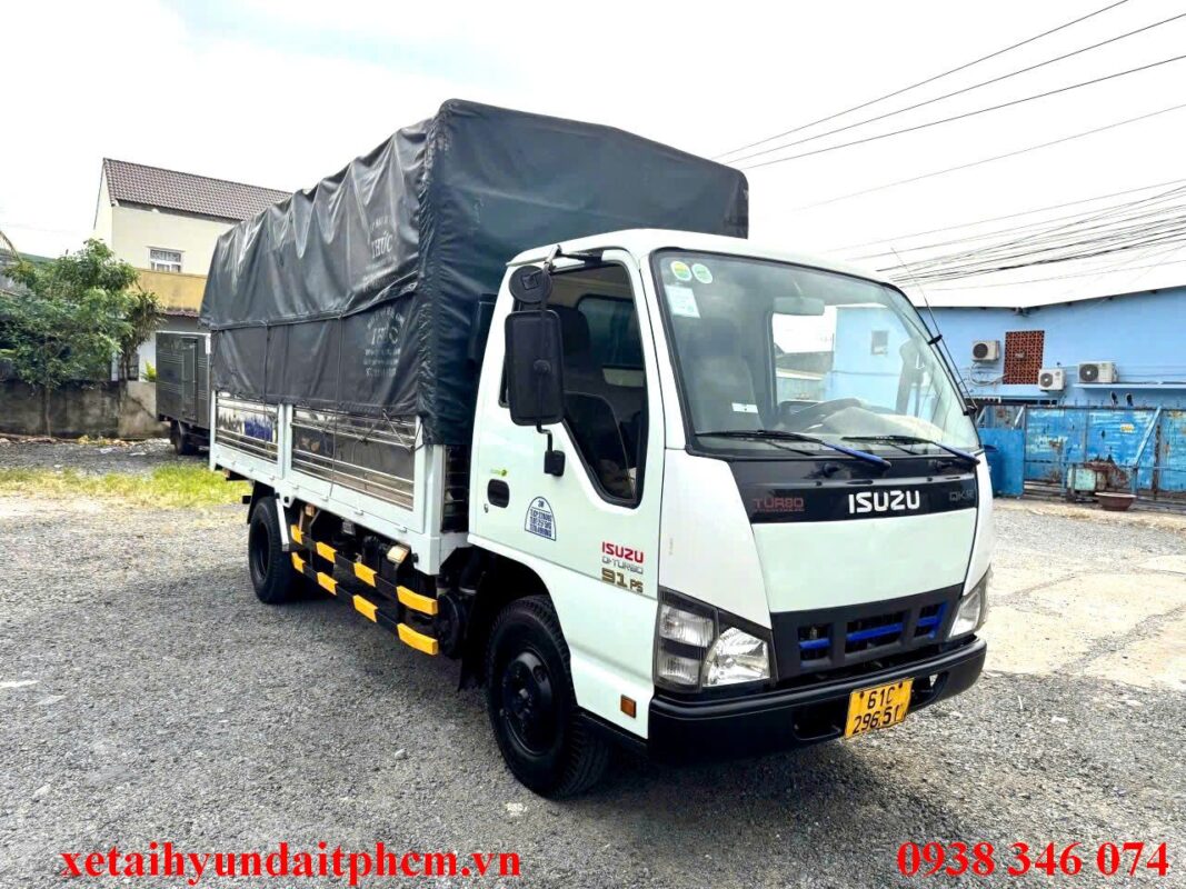 thu mua xe tải isuzu 1.9t thùng bạt