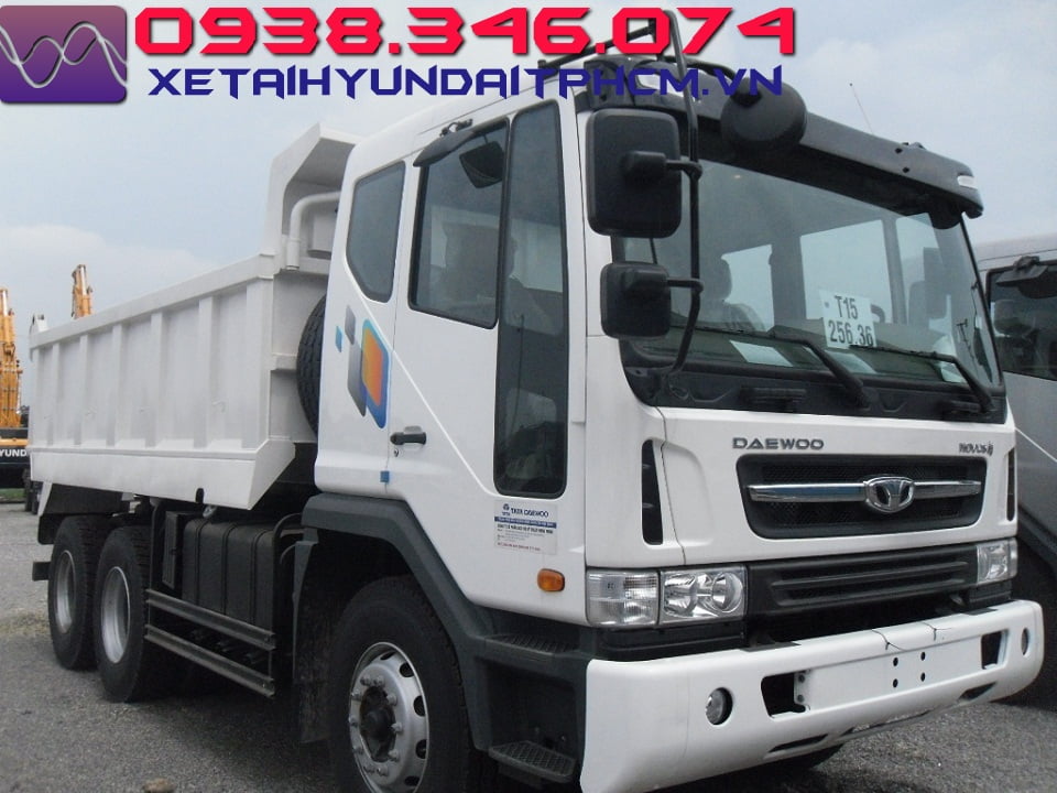Xe Ben Daewoo 3 chân 15 Tấn 10 Khối. - Ảnh 5