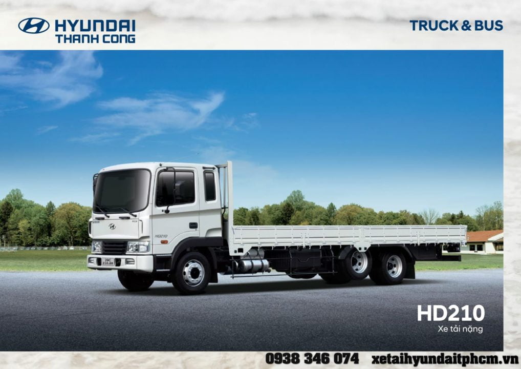 Xe Tải Hyundai HD210 3 Chân 14 Tấn