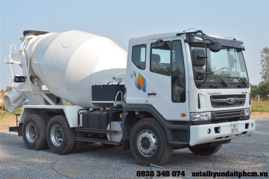 Xe Trộn Bê Tông 7 Khối 15 Tấn Daewoo K4MVF 340PS.
