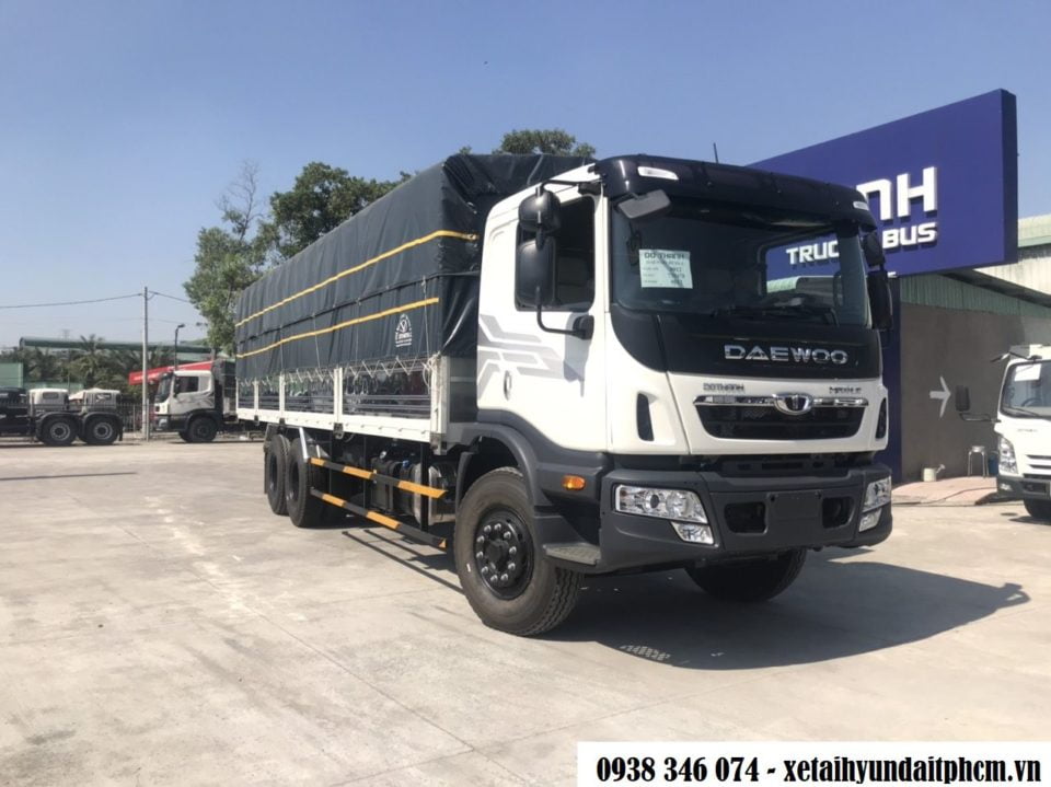 Xe Tải 15 Tấn Daewoo 3 Chân HU8AA 15T Thùng Dài 9.2m - Ảnh 3