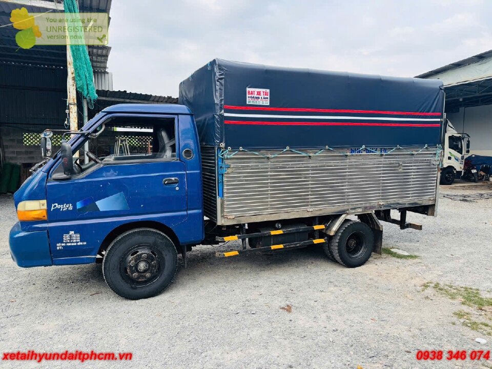 Bán Xe Tải Cũ Hyundai H100 1 Tấn Đời 2008 Thùng Mui Bạt - Ảnh 5