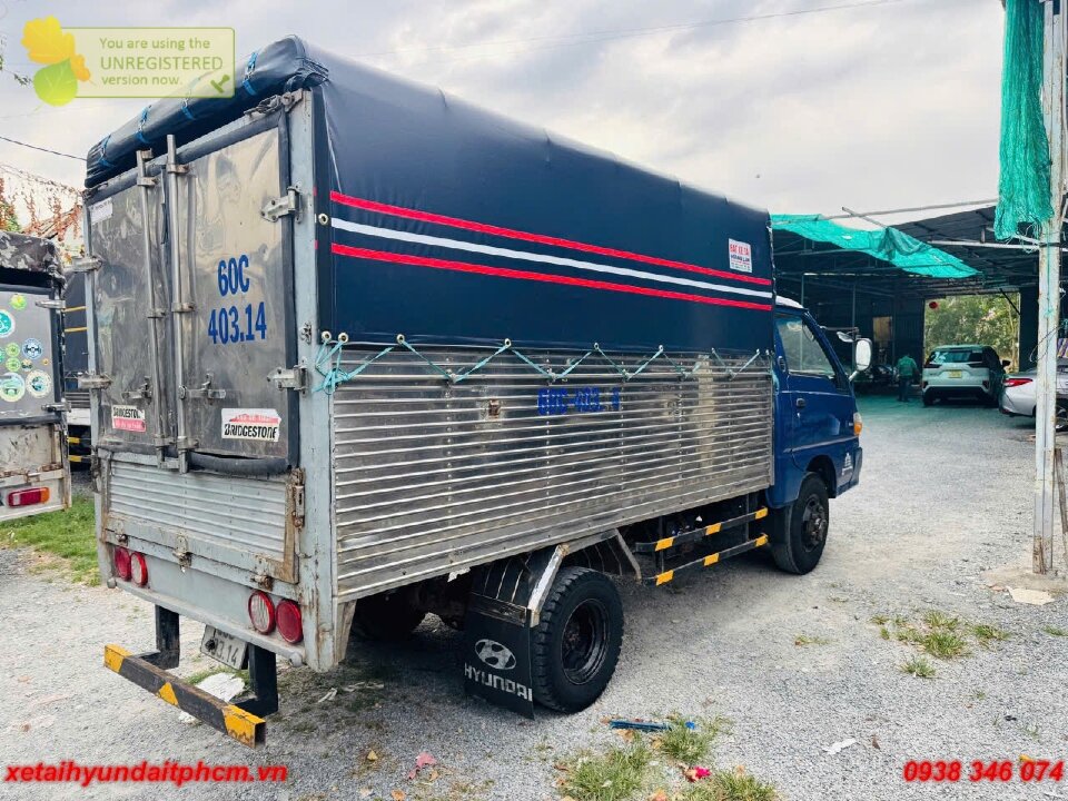 Bán Xe Tải Cũ Hyundai H100 1 Tấn Đời 2008 Thùng Mui Bạt - Ảnh 6