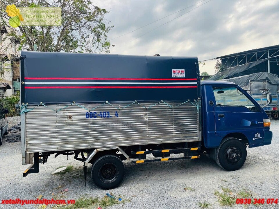 Bán Xe Tải Cũ Hyundai H100 1 Tấn Đời 2008 Thùng Mui Bạt - Ảnh 7