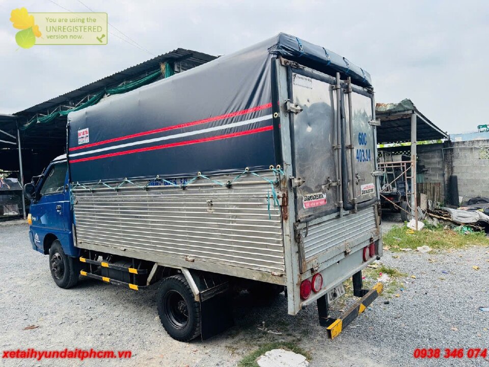 Bán Xe Tải Cũ Hyundai H100 1 Tấn Đời 2008 Thùng Mui Bạt - Ảnh 4
