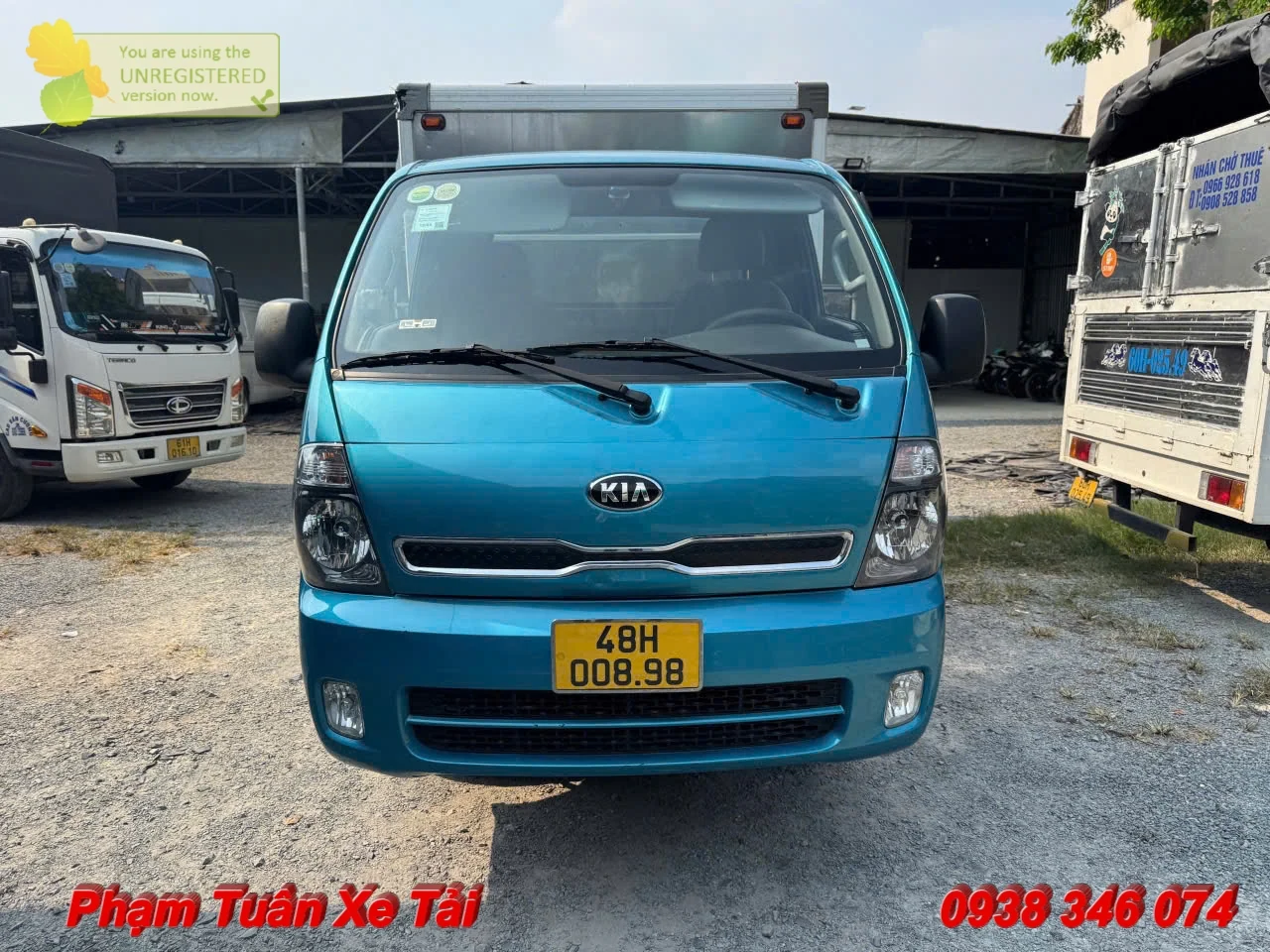 Kia K250 Cũ Thùng Kín Tải 2T4 Đời 2022 Odo 88.000 Km