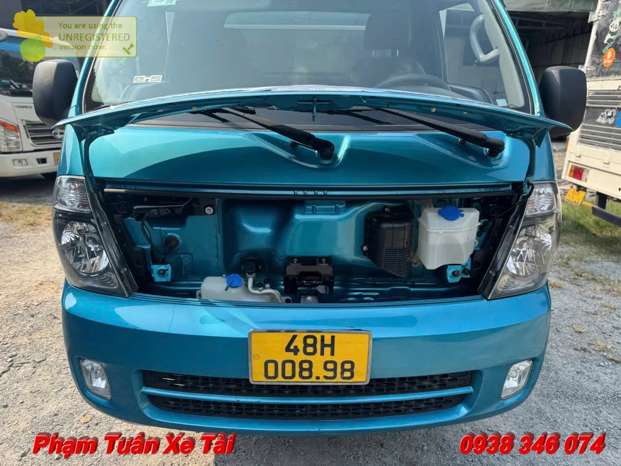 Kia K250 Cũ Thùng Kín Tải 2T4 Đời 2022 Odo 88.000 Km - Ảnh 4