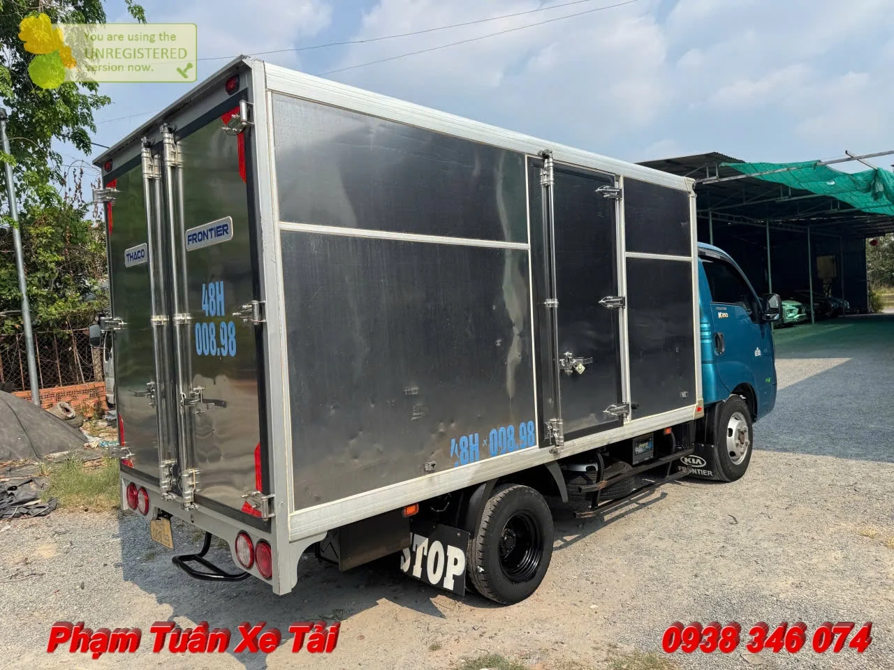 Kia K250 Cũ Thùng Kín Tải 2T4 Đời 2022 Odo 88.000 Km - Ảnh 5