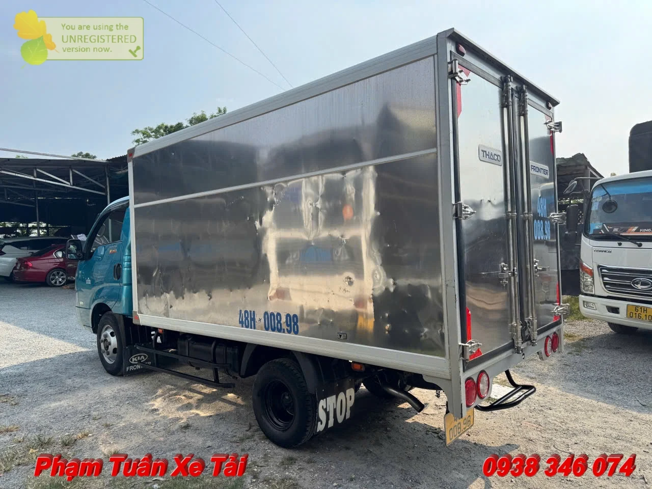 Kia K250 Cũ Thùng Kín Tải 2T4 Đời 2022 Odo 88.000 Km - Ảnh 6