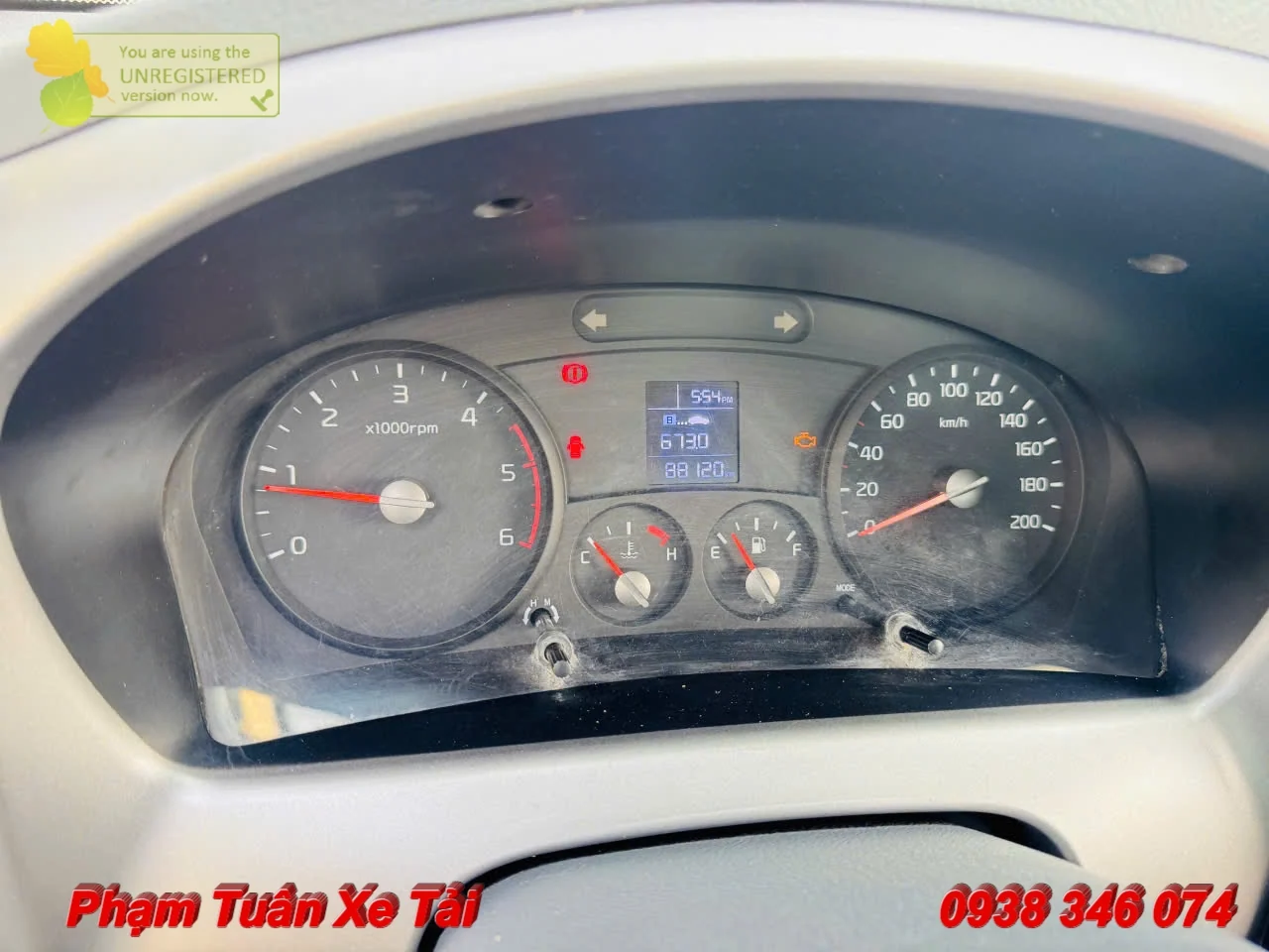 Kia K250 Cũ Thùng Kín Tải 2T4 Đời 2022 Odo 88.000 Km - Ảnh 8