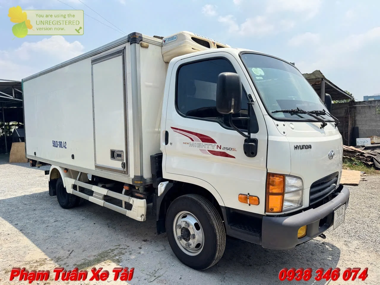 Hyundai N250SL Thùng Đông Lạnh Quyền Tải 2T2 Đời 2021 Odo 128k Km - Ảnh 3