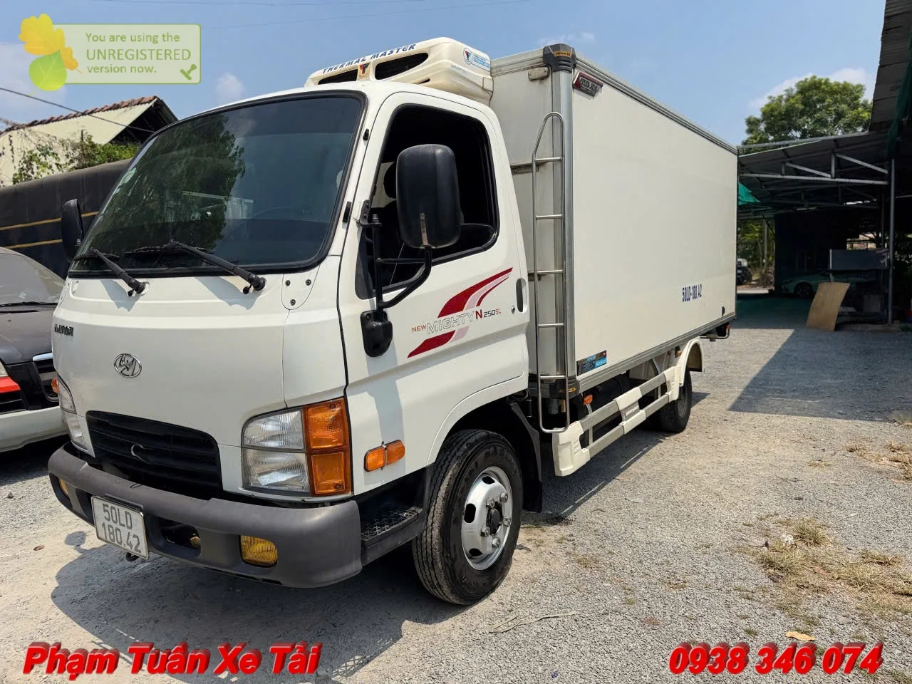 Hyundai N250SL Thùng Đông Lạnh Quyền Tải 2T2 Đời 2021 Odo 128k Km