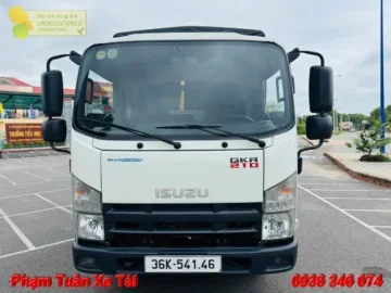 Alternative view of Bán Xe Tải Cũ Isuzu 1T9 QKR 210 Thùng Mui Bạt Bửng Nâng Giấu Full Inox Đời 2023