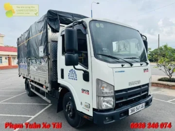 Bán Xe Tải Cũ Isuzu 1T9 QKR 210 Thùng Mui Bạt Bửng Nâng Giấu Full Inox Đời 2023