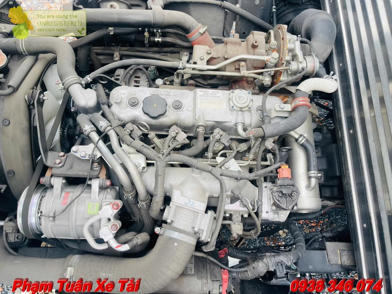 Xe Tải Cũ Isuzu 1T9 QKR 210 Thùng Kín Siêu Lướt 1.900 Km Đời 2024 - Ảnh 9