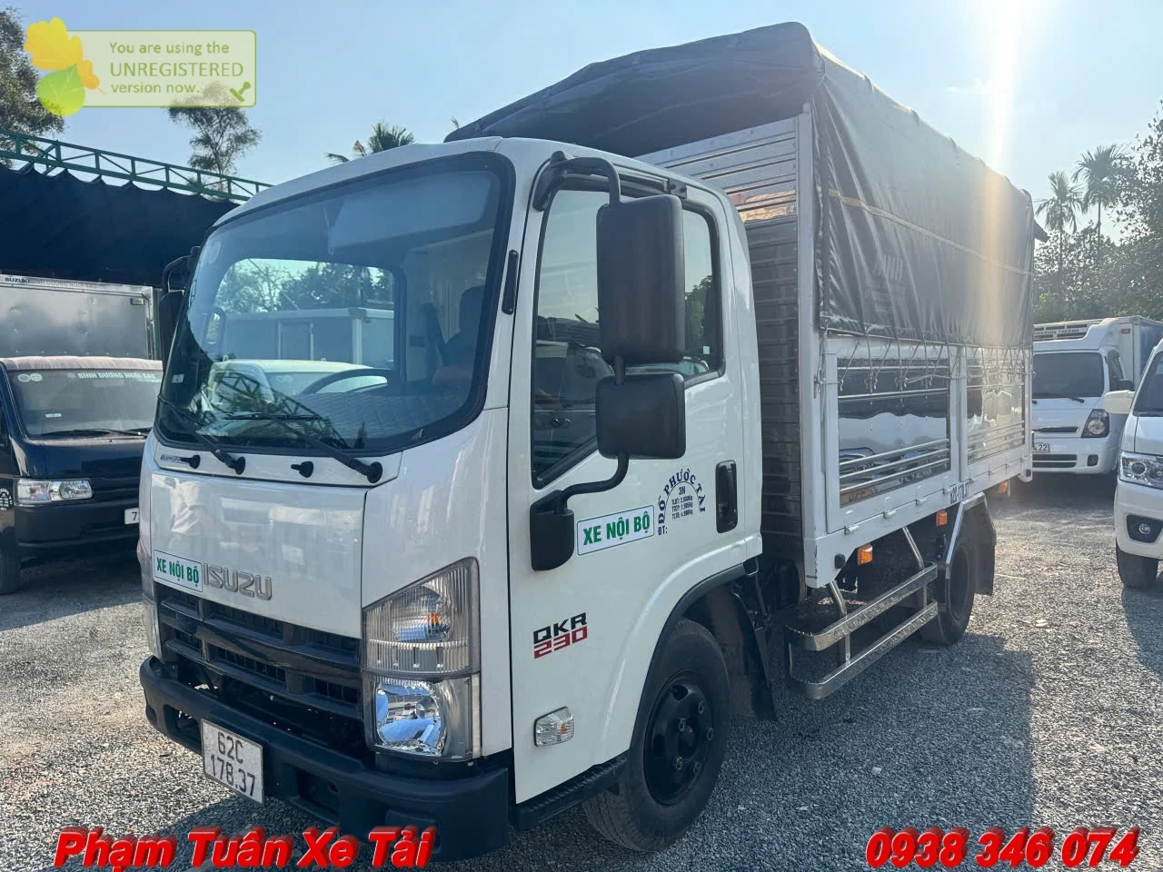 Xe Tải Cũ Isuzu 1T9 QKR 230 Thùng Mui Bạt Dài 3,6m Đời 2023 Odo 33k km - Ảnh 4