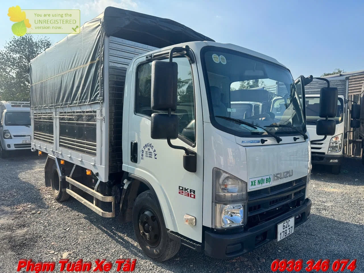 Xe Tải Cũ Isuzu 1T9 QKR 230 Thùng Mui Bạt Dài 3,6m Đời 2023 Odo 33k km