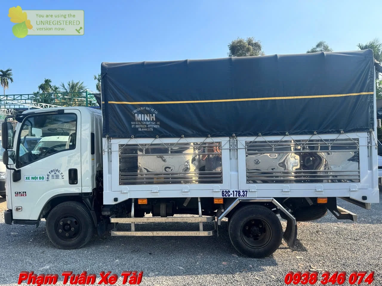 Xe Tải Cũ Isuzu 1T9 QKR 230 Thùng Mui Bạt Dài 3,6m Đời 2023 Odo 33k km - Ảnh 6