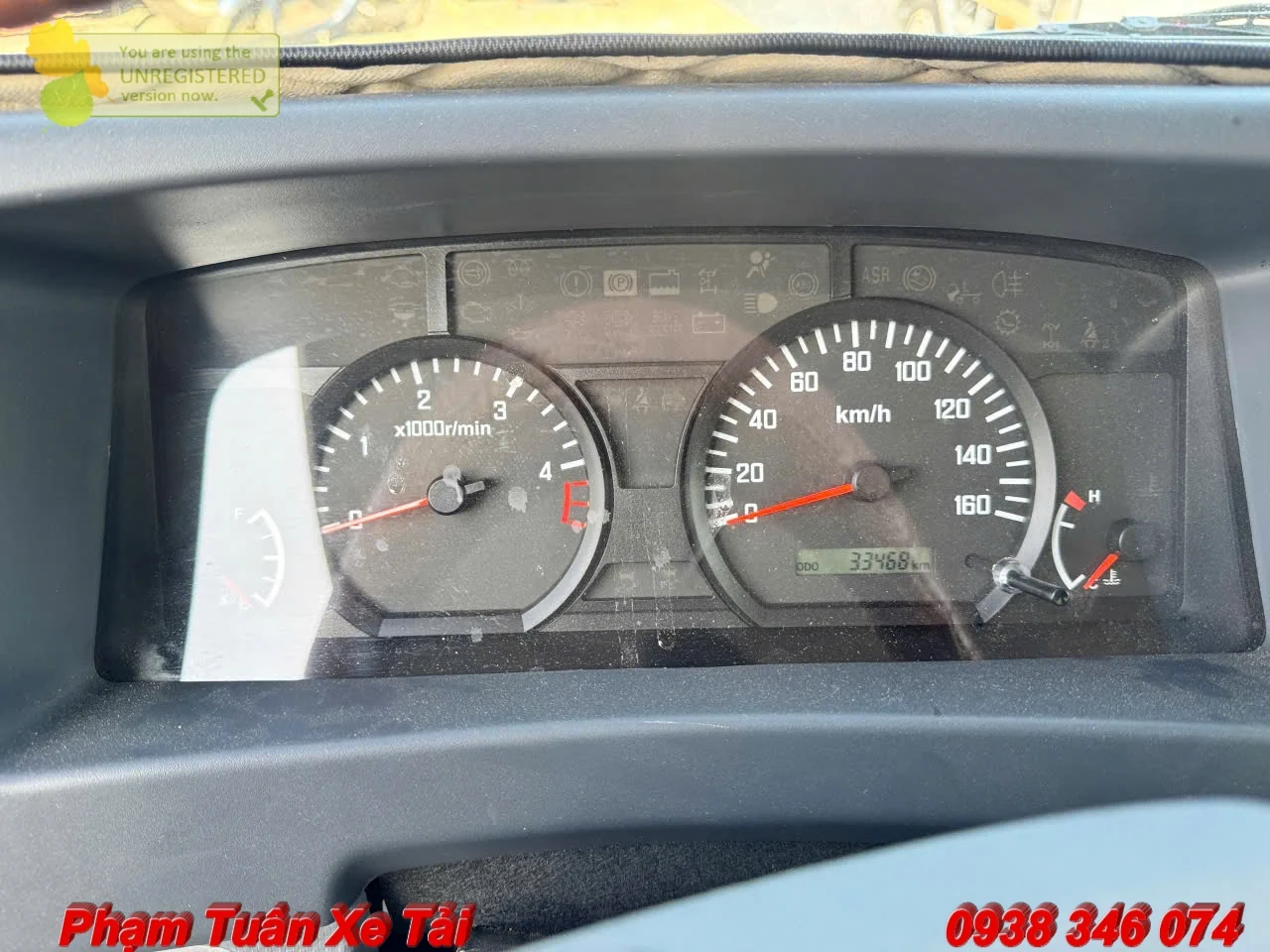 Xe Tải Cũ Isuzu 1T9 QKR 230 Thùng Mui Bạt Dài 3,6m Đời 2023 Odo 33k km - Ảnh 9