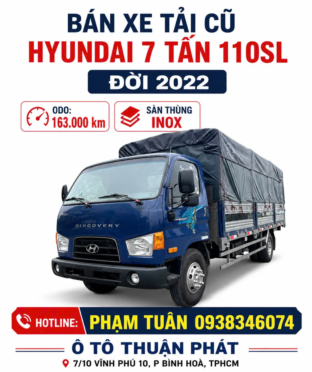 thu mua xe tải cũ hyundai giá cao