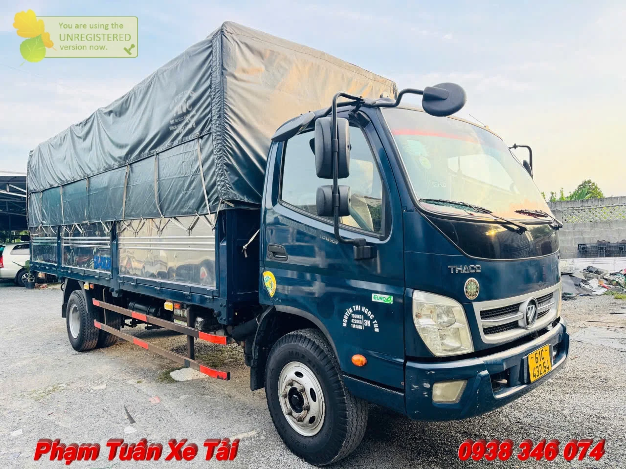 Xe Tải Cũ Thaco Ollin 720 New 7 Tấn Đời 2019 odo 14 Vạn Tải Thùng 6.2m - Ảnh 3
