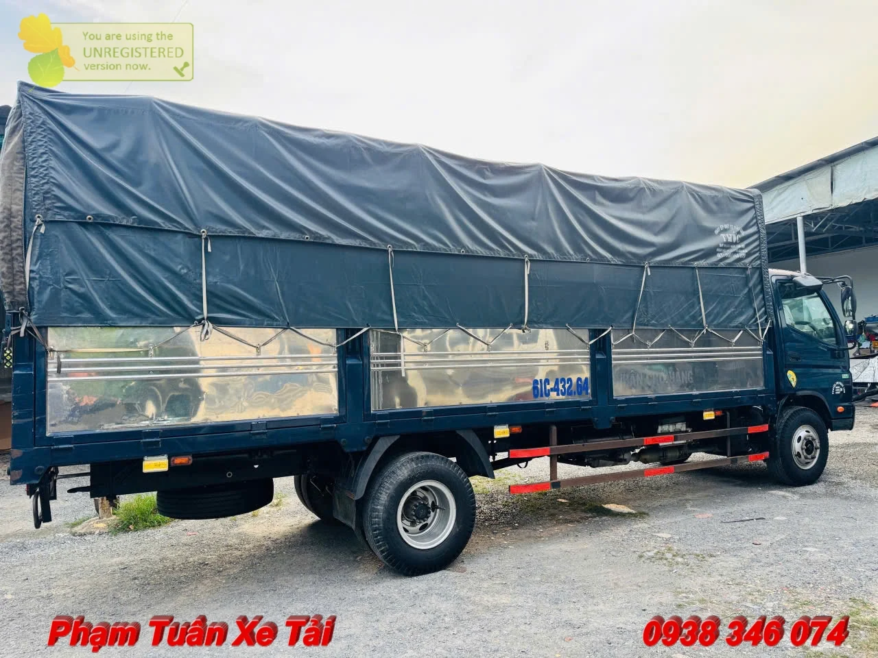 Xe Tải Cũ Thaco Ollin 720 New 7 Tấn Đời 2019 odo 14 Vạn Tải Thùng 6.2m - Ảnh 7