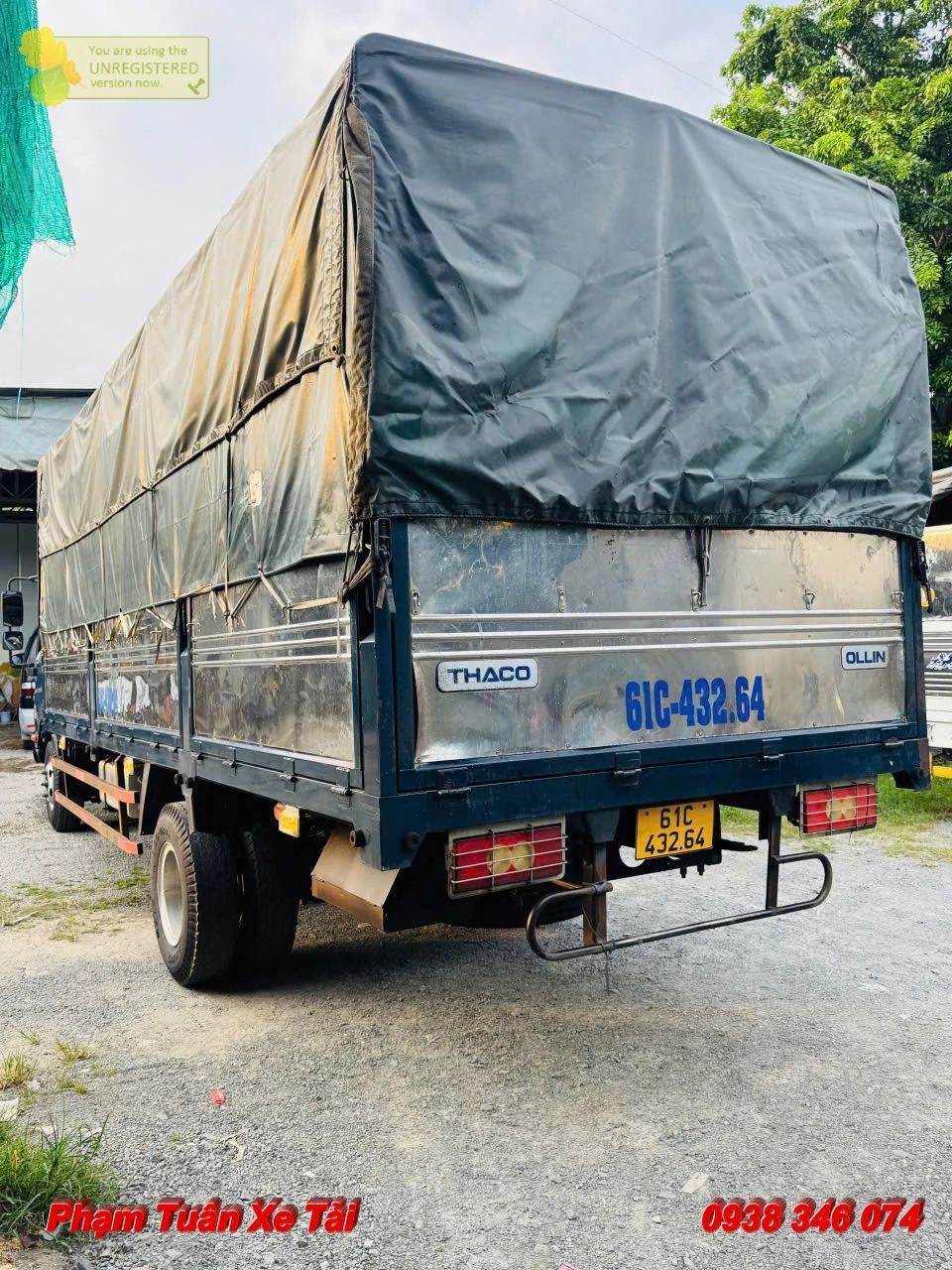 Xe Tải Cũ Thaco Ollin 720 New 7 Tấn Đời 2019 odo 14 Vạn Tải Thùng 6.2m - Ảnh 6